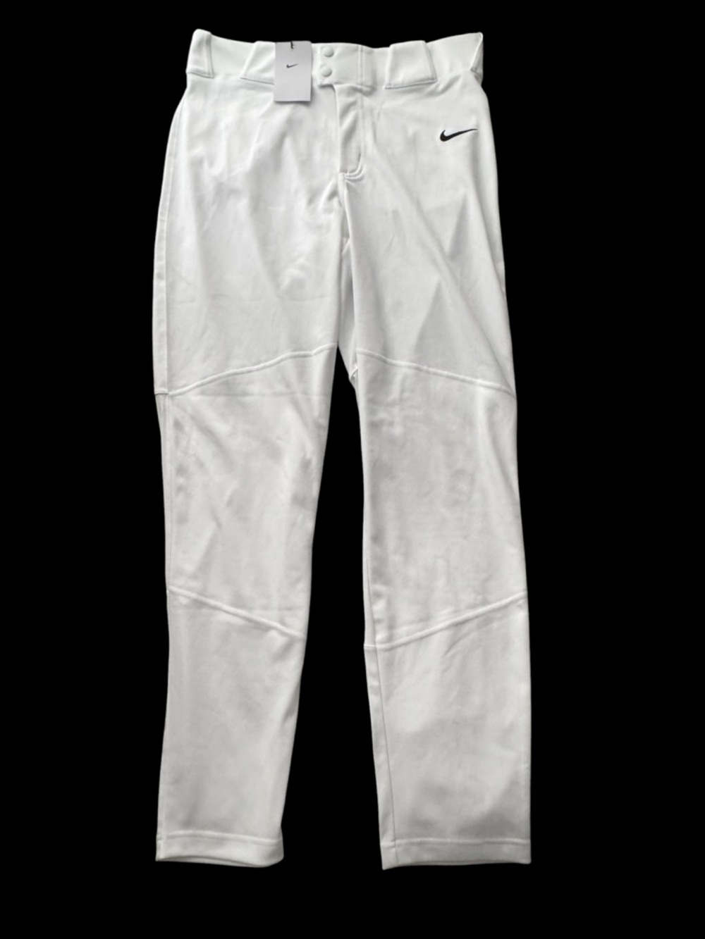 Nike White Men's white baseball Pants with Subtle Swoosh medium